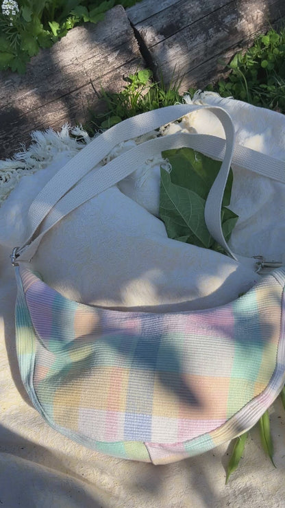 "Ice Cream Flavours" Sidekick Crescent Bag