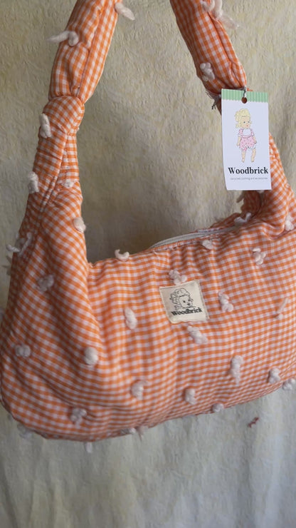 “Creamsicle” Big Shoulder Bag